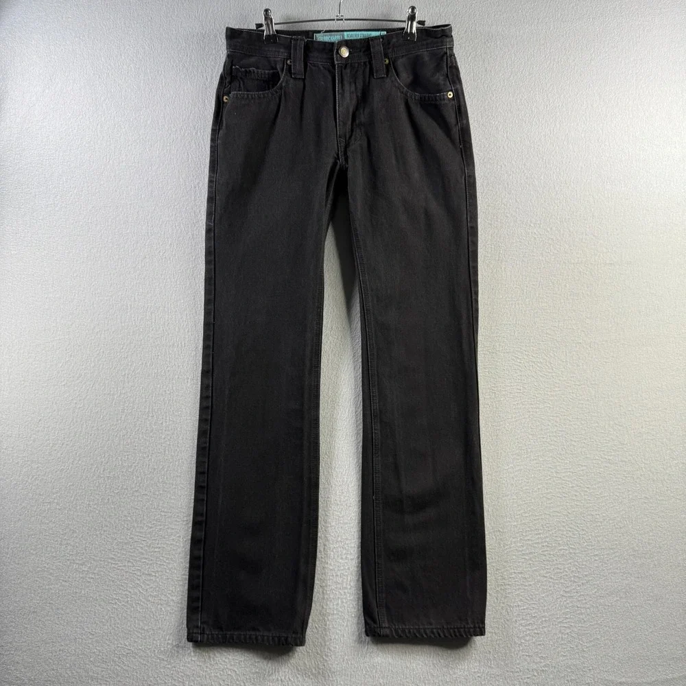 Rock & Roll Cowboy Jeans Mens 30x34 (Fits 30x32) Black Revolver Slim Straight